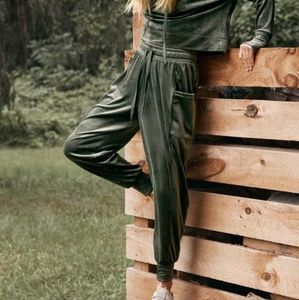 AERIE Offline After Party Velour Joggers